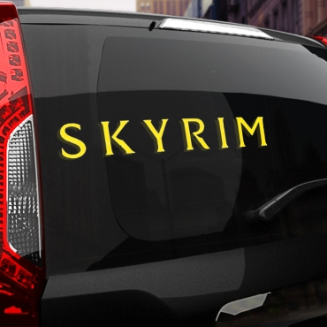 Наклейка Skyrim