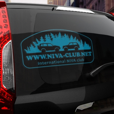Наклейка Niva-club.net