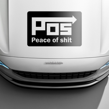 Наклейка Peace of shit