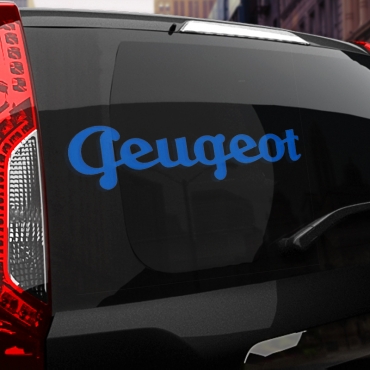 Наклейка Peugeot (старый логотип)