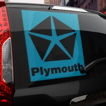 Наклейка Plymouth logo