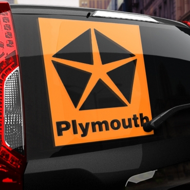 Наклейка Plymouth logo