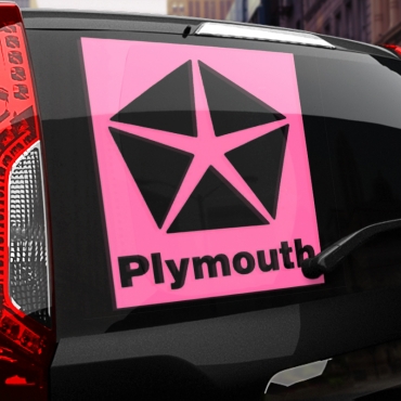 Наклейка Plymouth logo