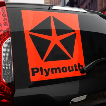 Наклейка Plymouth logo