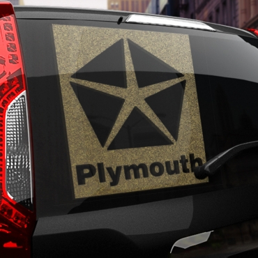 Наклейка Plymouth logo