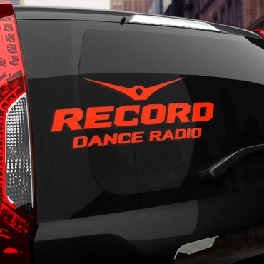 Наклейка Radio RECORD