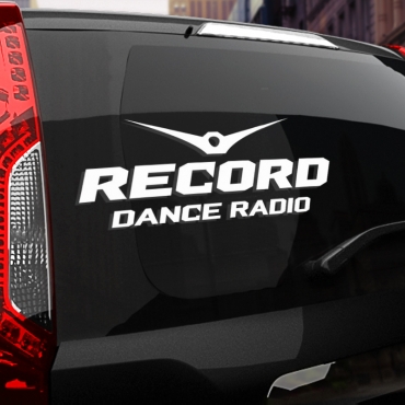 Наклейка Radio RECORD