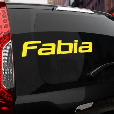 Наклейка SKODA Fabia