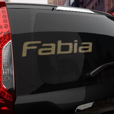 Наклейка SKODA Fabia