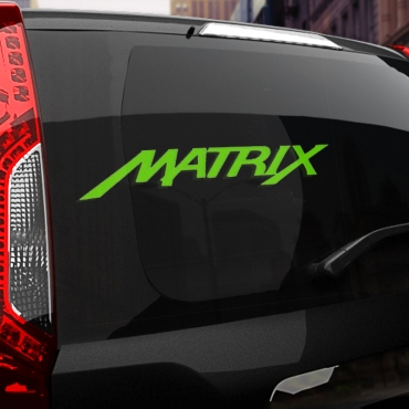 Наклейка Toyota Matrix