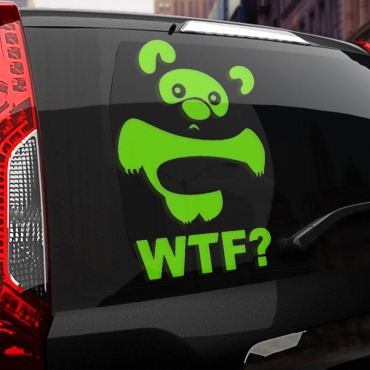 Наклейка винни-пух wtf