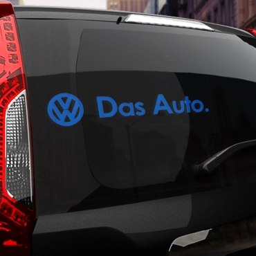Наклейка Volkswagen. Das Auto.