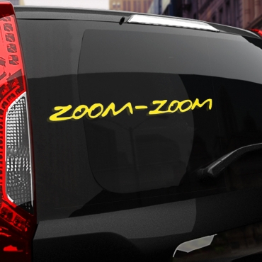 Наклейка Zoom-Zoom