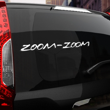 Наклейка Zoom-Zoom