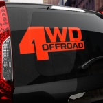 Наклейка 4WD OffRoad