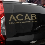 Наклейка ACAB