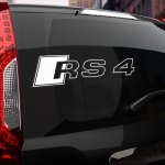 Наклейка Audi RS 4
