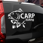Наклейка Carp fishing