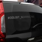 Наклейка #DOLBIT NORMALNO