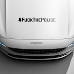 Наклейка #Fuck The Police