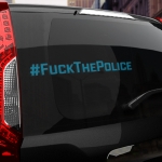 Наклейка #Fuck The Police