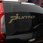 Наклейка Fiat Punto надпись