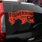Наклейка FISHERMAN