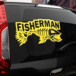 Наклейка FISHERMAN