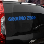 Наклейка Ground zero