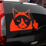 Наклейка Grumpy cat