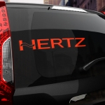 Наклейка HERTZ