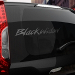 Наклейка Honda Black Widow