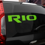 Наклейка KIA RIO