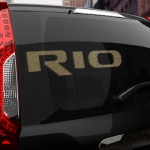 Наклейка KIA RIO
