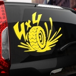 Наклейка колесо 4х4