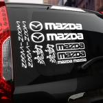 Наклейка Mazda набор