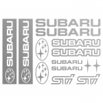 Наклейка Subaru набор