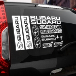Наклейка Subaru набор