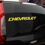 Наклейка логотип Chevrolet 2