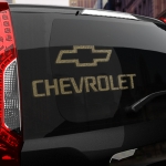 Наклейка логотип Chevrolet