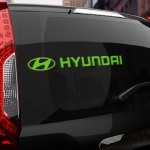 Наклейка логотип Hyundai