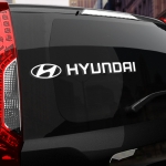 Наклейка логотип Hyundai