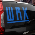 Наклейка логотип Subaru WRX