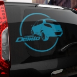 Наклейка Mazda DEMIO