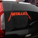 Наклейка Metallica logo