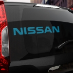 Наклейка надпись Nissan