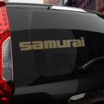 Наклейка надпись Suzuki Samurai