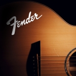 Наклейка Fender на гитару