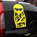 Наклейка Mazda матрешка