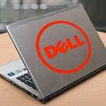 Наклейка на ноутбук DELL (Круглая)
